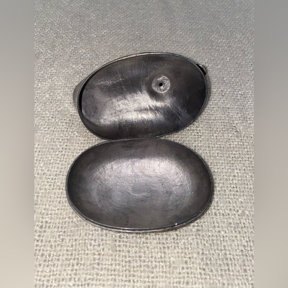 Vtg 1960s Duck Trinket Box Mid Century Pewter Brass Metal Hand Crafted Hong Kong - Picture 4 of 5